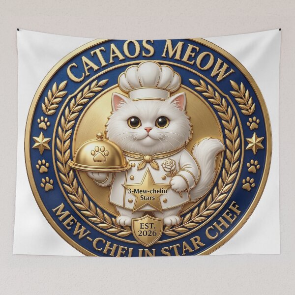 Item preview, Mew-chelin Stars: The Golden Standard designed and sold by CataosMeow.