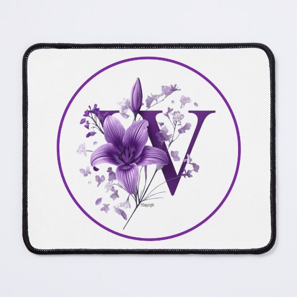 Item preview, Purple Lavender W Floral Circle Design designed and sold by wanjiruKE.