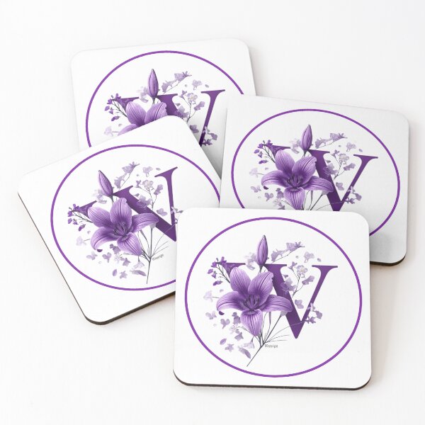Item preview, Purple Lavender W Floral Circle Design designed and sold by wanjiruKE.