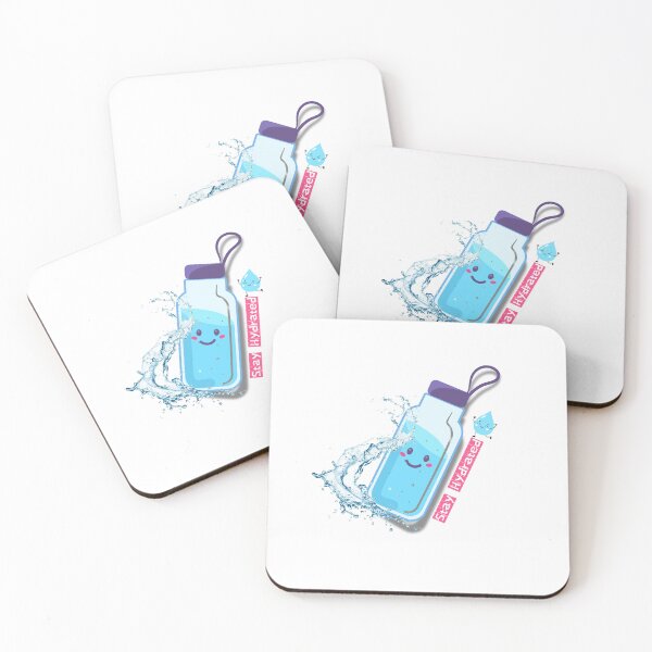 Item preview, Stay Hydrated Cute Water Bottle Illustration designed and sold by Cutethings3.