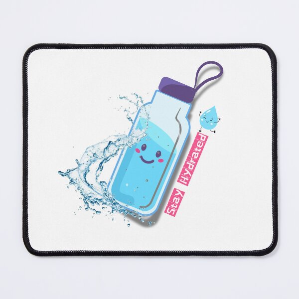 Item preview, Stay Hydrated Cute Water Bottle Illustration designed and sold by Cutethings3.