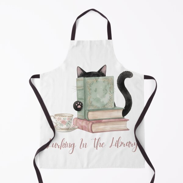 Item preview, Lurking In The Library — Hidden Black Cat Cozy Mystery Reader Tee designed and sold by kosimazaki.