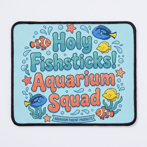 Item preview, Aquarium Lover Gift – “Holy Fishsticks Aquarium Squad” Cute Fish Tank Design designed and sold by UniqueArtsOnly.