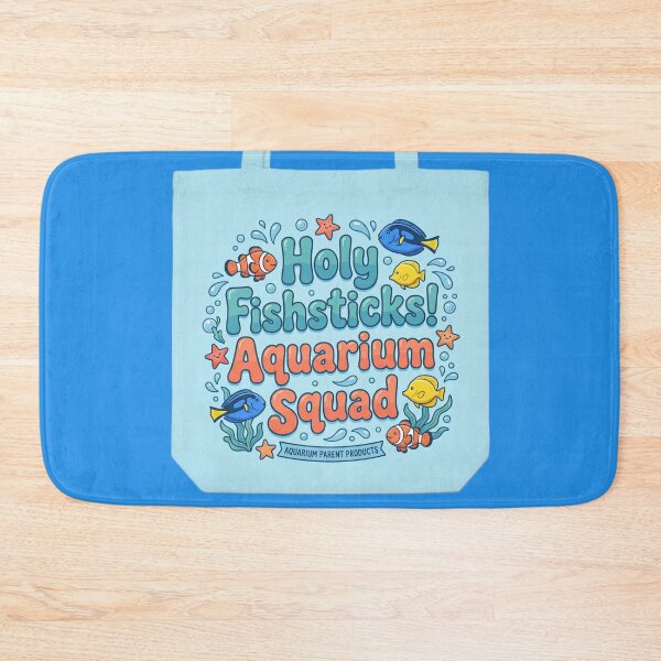 Item preview, Aquarium Lover Gift – “Holy Fishsticks Aquarium Squad” Cute Fish Tank Design designed and sold by UniqueArtsOnly.