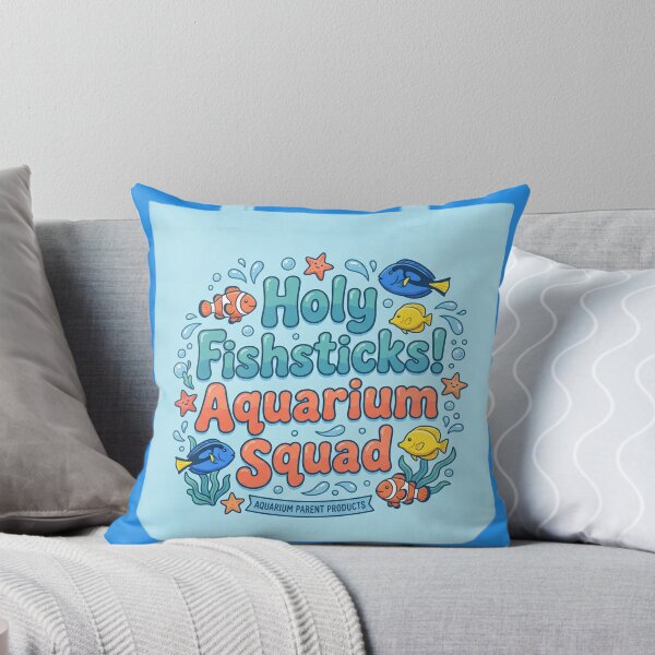 Item preview, Aquarium Lover Gift – “Holy Fishsticks Aquarium Squad” Cute Fish Tank Design designed and sold by UniqueArtsOnly.