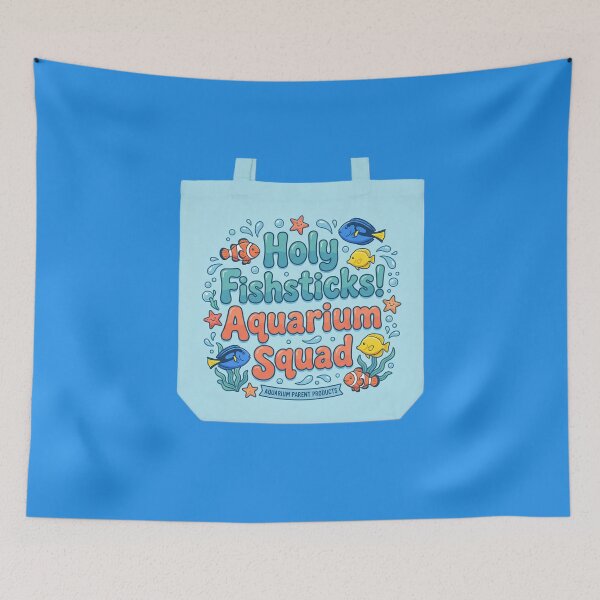 Item preview, Aquarium Lover Gift – “Holy Fishsticks Aquarium Squad” Cute Fish Tank Design designed and sold by UniqueArtsOnly.