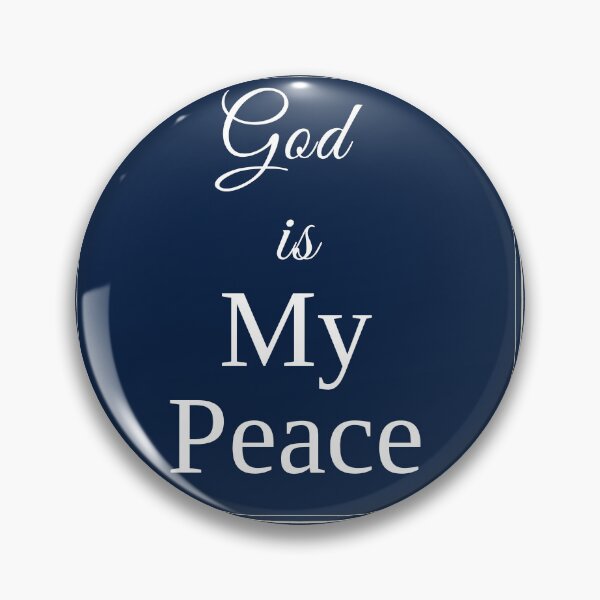 Item preview, God is my peace designed and sold by FaithVerseDesigns.