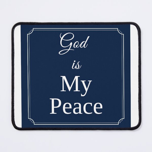 Item preview, God is my peace designed and sold by FaithVerseDesigns.