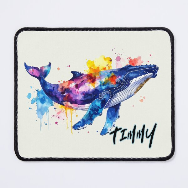 Item preview, Timmy, the humpback whale in the Baltic Sea near Poel, in colorful print designed and sold by LiskoDesign.
