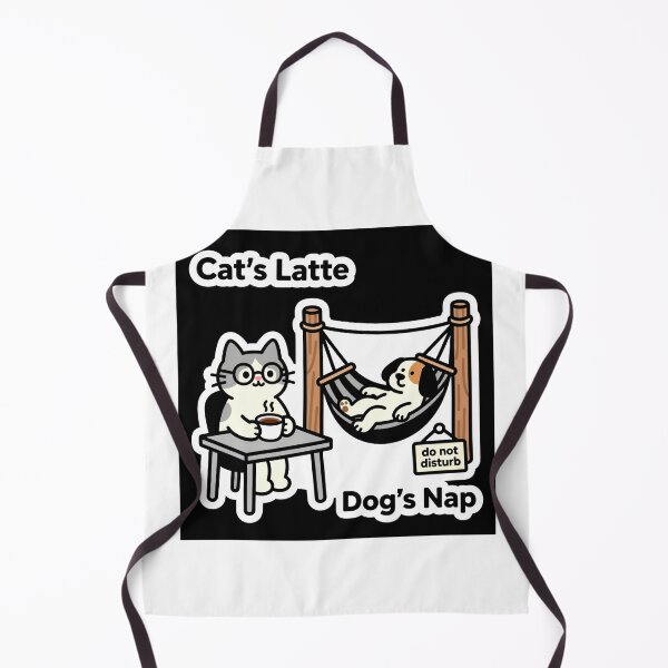 Item preview, Cat's Latte; Dog's Nap – Deadpan Pet Vibes designed and sold by Arte-Excellency.
