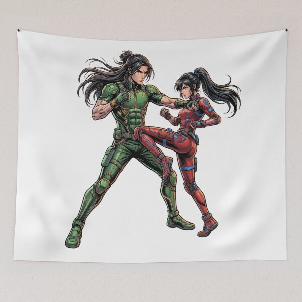 Item preview, Fighting couple designed and sold by PP&RAINBOW SHOP.