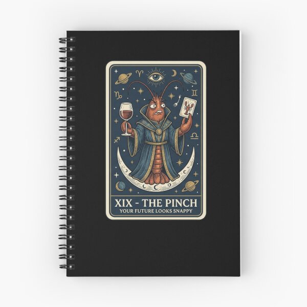 Item preview, The Pinch Tarot Card - Funny Crawfish Mystic Aesthetic designed and sold by nbg2012.
