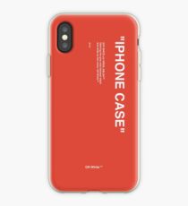 Off White Red iPhone Case