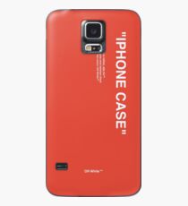 Off White Red Case/Skin for Samsung Galaxy