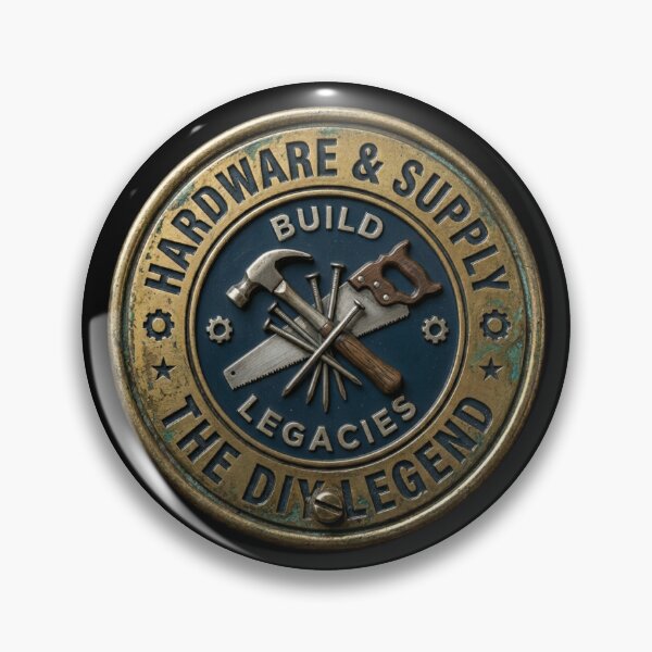 Item preview, Vintage DIY Legend Hardware & Supply Brass Service Badge designed and sold by KelliesGrafix.