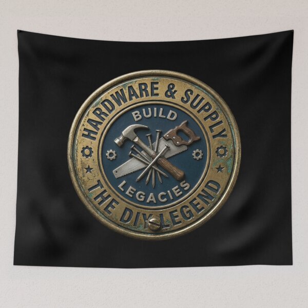 Item preview, Vintage DIY Legend Hardware & Supply Brass Service Badge designed and sold by KelliesGrafix.