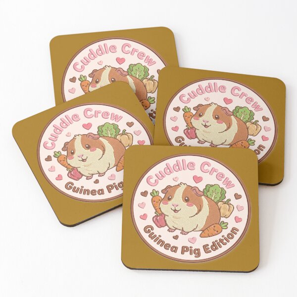 Item preview, Guinea Pig Lover Gift – “Cuddle Crew” Cute Guinea Pig Cartoon Design. designed and sold by UniqueArtsOnly.