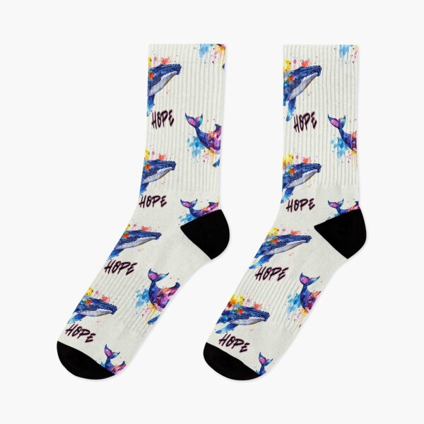 Item preview, Hope, the humpback whale in the Baltic Sea near Poel, in colorful print designed and sold by LiskoDesign.