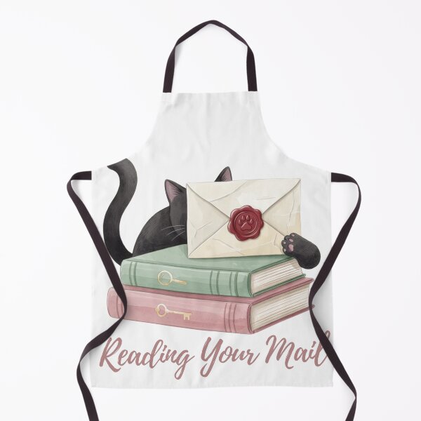 Item preview, Reading Your Mail — Nosy Cat Letter Cozy Mystery Tee designed and sold by kosimazaki.