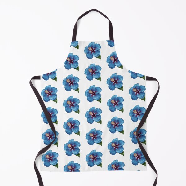 Item preview, Blue hibiscus flower watercolor painting   designed and sold by uunaa.