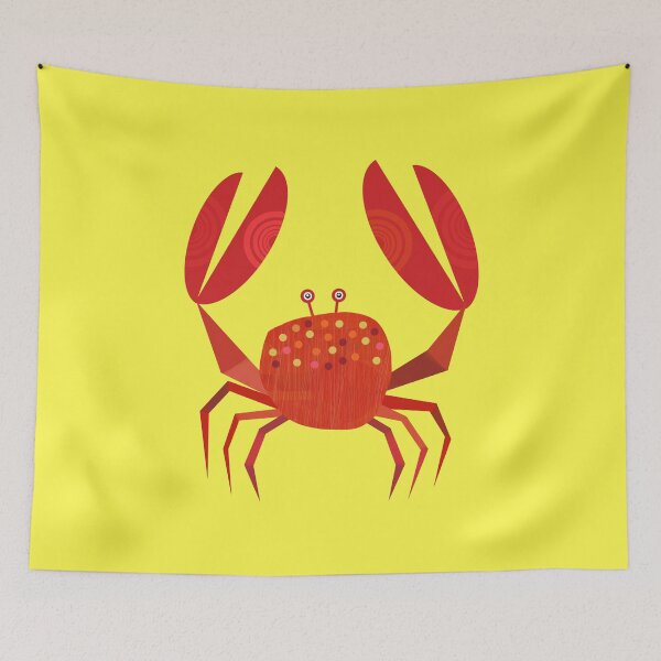 Item preview, Vibrant Red Crab designed and sold by Andrew  Hitchen.
