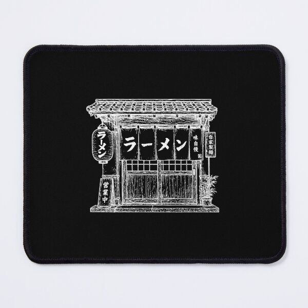 Item preview, Midnight Japanese Ramen Shop - White Ink Edition designed and sold by LumePrint.
