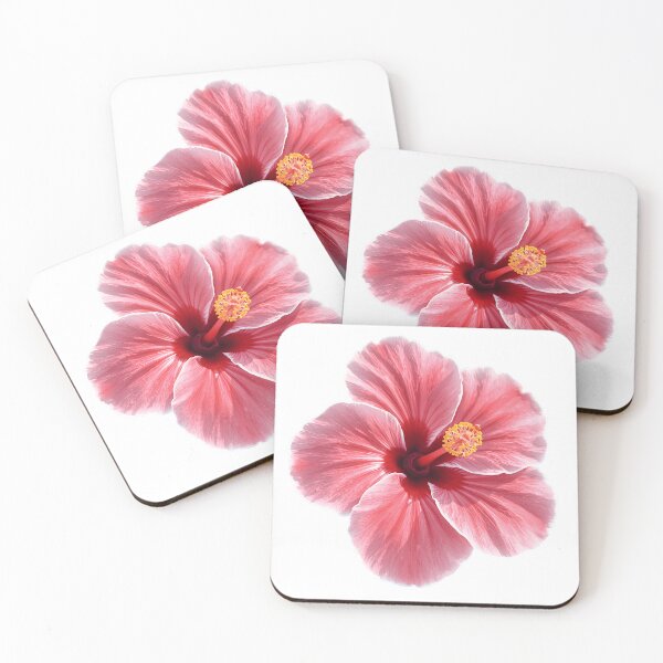Item preview, Pink hibiscus flower watercolor painting  designed and sold by uunaa.