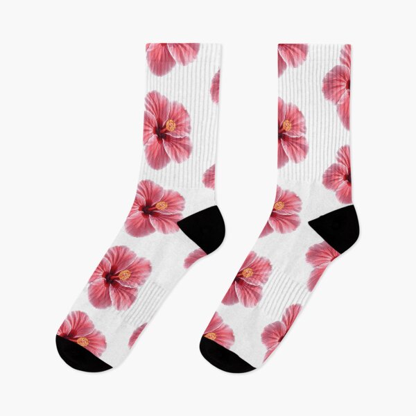 Item preview, Pink hibiscus flower watercolor painting  designed and sold by uunaa.
