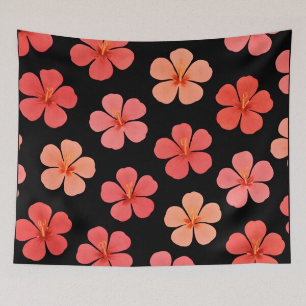 Item preview, Little hibiscus flowers designed and sold by uunaa.