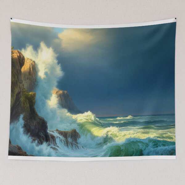 Item preview, Ocean Breeze – Coastal Waves and Serene Seascape Photography by DBM PhotoArt  designed and sold by DBM Photo Art 1.