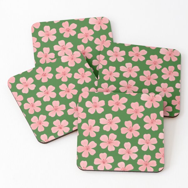 Item preview, Little pink hibiscus flowers designed and sold by uunaa.