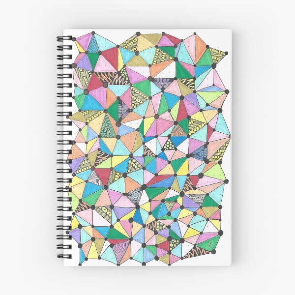 Item preview, Raj - Hand Drawn Geometric ASMR Traingle Pattern designed and sold by AJPrettyObscene.