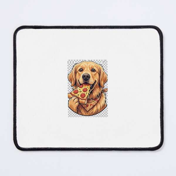 Artikelvorschau, Pizza-liebender Golden Retriever – Niedliche Hundeästhetik entworfen und verkauft von AnyeloDesign.