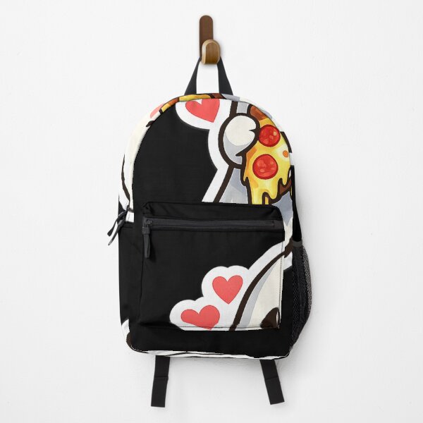 Item preview, Cute Ghost Eating Pizza Sticker – Kawaii Food Lover Ghost Vinyl Sticker designed and sold by DrizzyV.