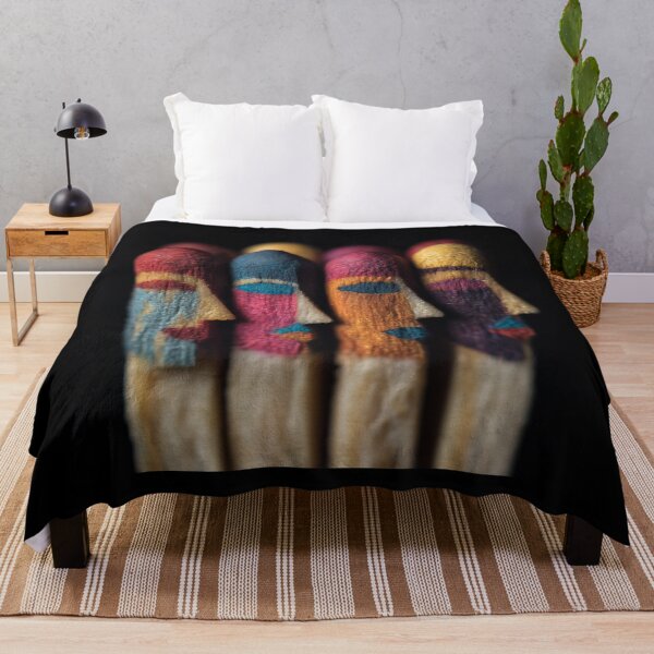 Item preview, Colorful Match Heads Human Faces – Creative Surreal Matchstick Art Design designed and sold by WordPlayStudio.
