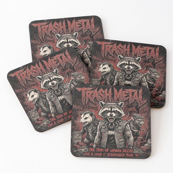 Item preview, Trash Metal Urban Decay: The Scavenger Tour '97 Concert Poster designed and sold by Joruproyect.