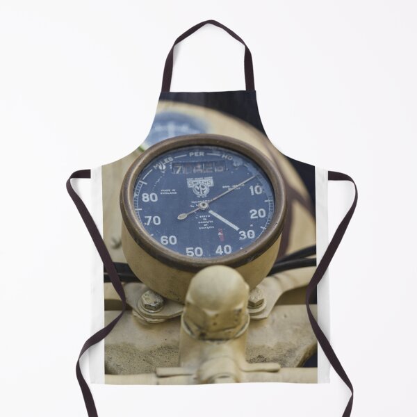 Item preview, Vintage Motorcycle Speedometer And Gauge Close-Up On Rusty Yellow Classic Bike Dashboard designed and sold by Nmallia.