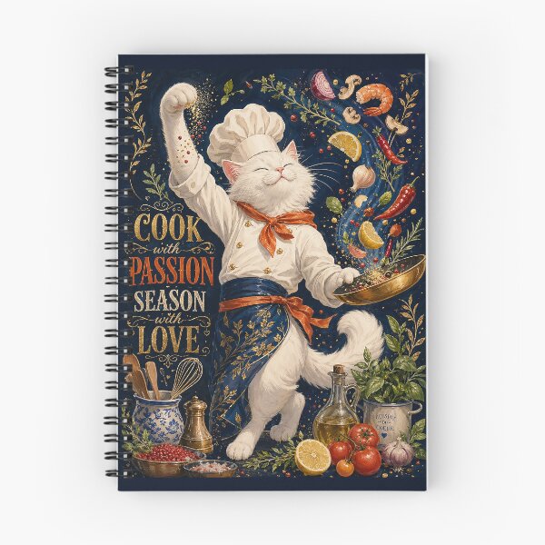 Item preview, The Passionate Seasoning: Cook with Love designed and sold by CataosMeow.