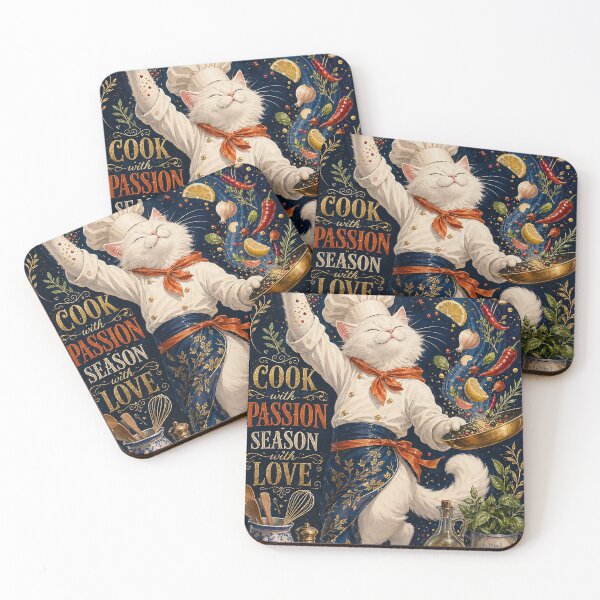 Item preview, The Passionate Seasoning: Cook with Love designed and sold by CataosMeow.