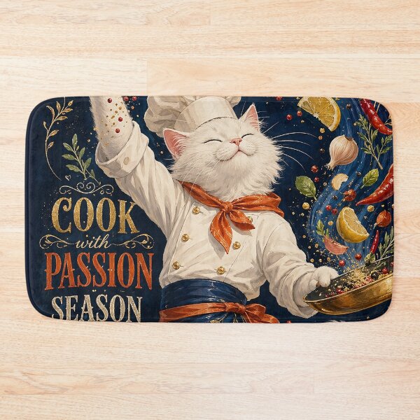 Item preview, The Passionate Seasoning: Cook with Love designed and sold by CataosMeow.