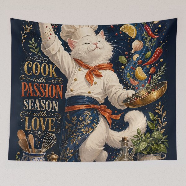 Item preview, The Passionate Seasoning: Cook with Love designed and sold by CataosMeow.