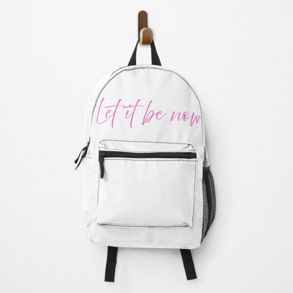 Artikelvorschau, Let It Be Now – Minimalistisches Zitatdesign in Pink Script entworfen und verkauft von onubi.