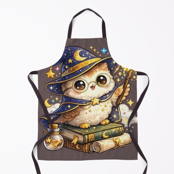 Item preview, Cute Wizard Owl Sticker – Magical Fantasy Owl Vinyl Sticker designed and sold by DrizzyV.