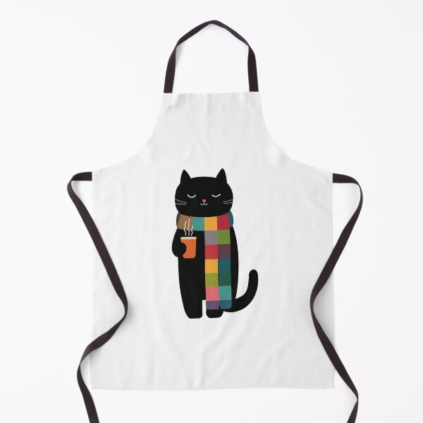 Item preview, Cute Black Cat Drinking Coffee designed and sold by OlhaDreamArt.