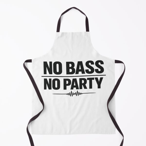 Item preview, No Bass No Party designed and sold by ZenRave Designs.