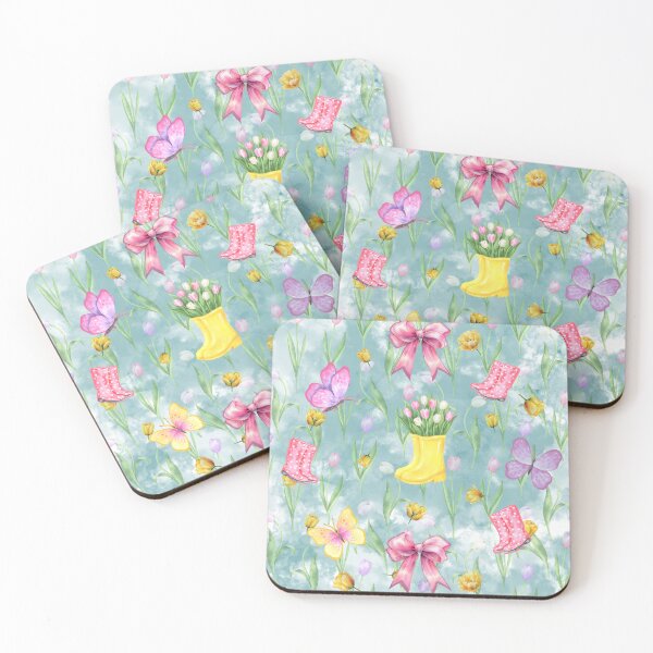 Item preview, Rain boots, Flowers and Butterflies  designed and sold by LinaVP.
