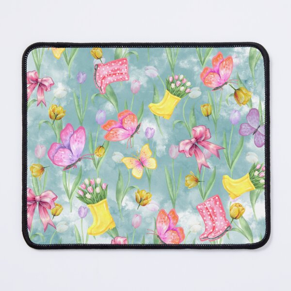 Item preview, Rain boots, Flowers and Butterflies  designed and sold by LinaVP.