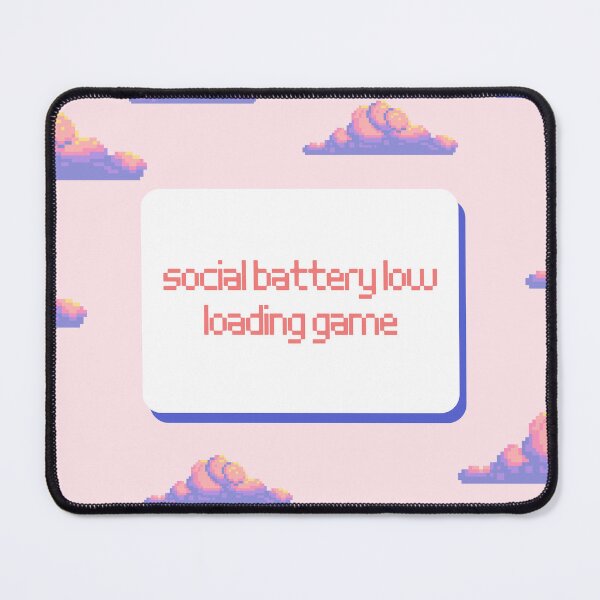 Item preview, Social Battery Low Loading Game designed and sold by jpubdesigns.