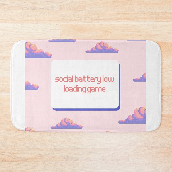 Item preview, Social Battery Low Loading Game designed and sold by jpubdesigns.