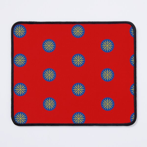 Item preview, Vergina sun on a blue background designed and sold by Provinces de France.